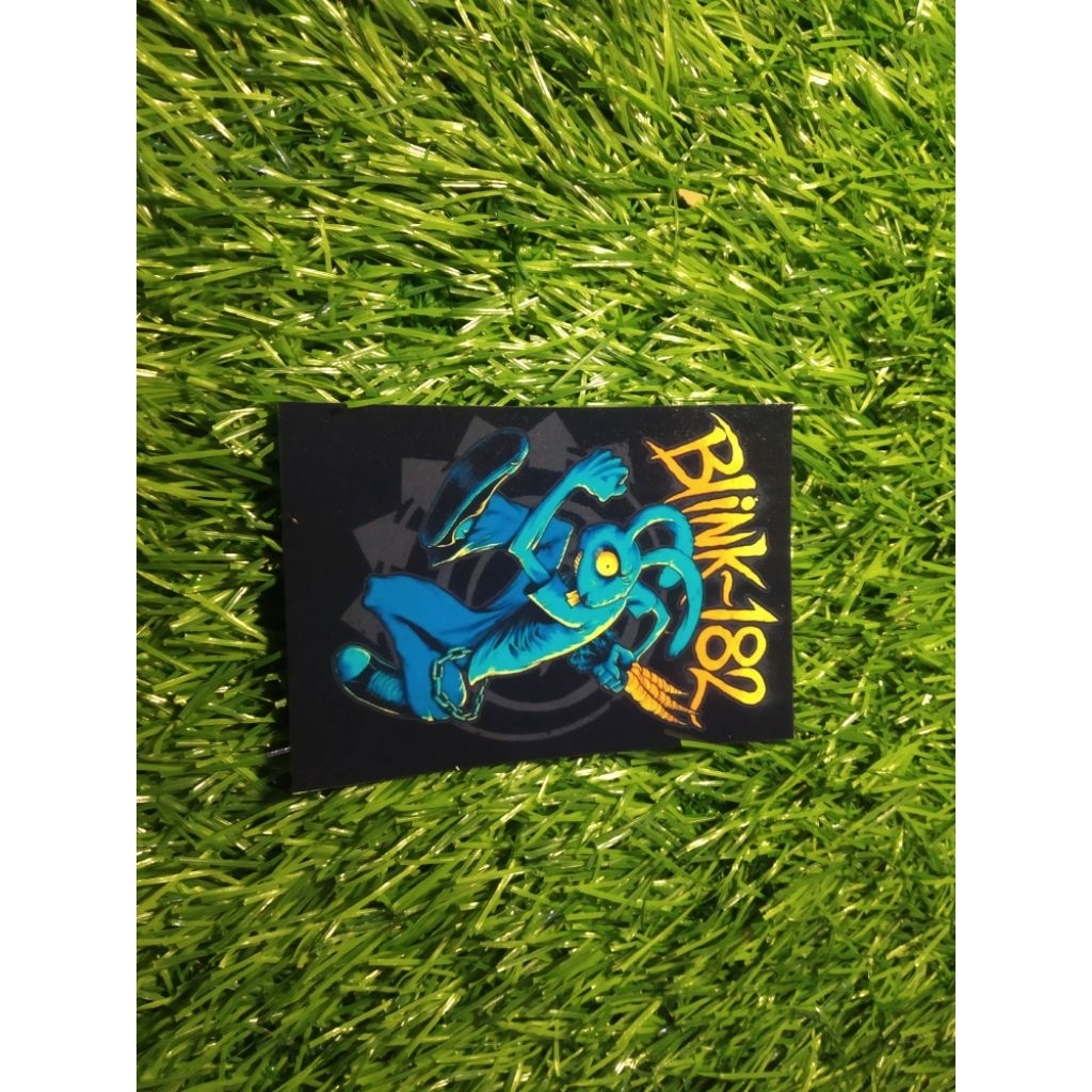 stiker vinyl blink 182