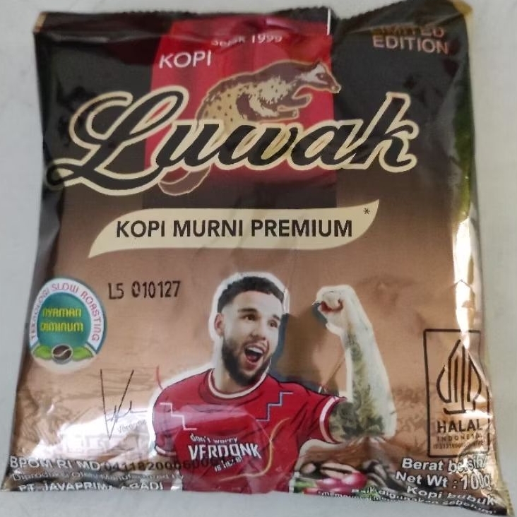 Luwak kopi hitam luwak bubuk kopi murni premium 100% tanpa gula no sugar 100gr ec