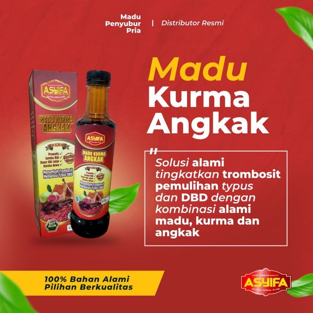 Madu Kurma Angkak Asyifa || DBD || Trombosit