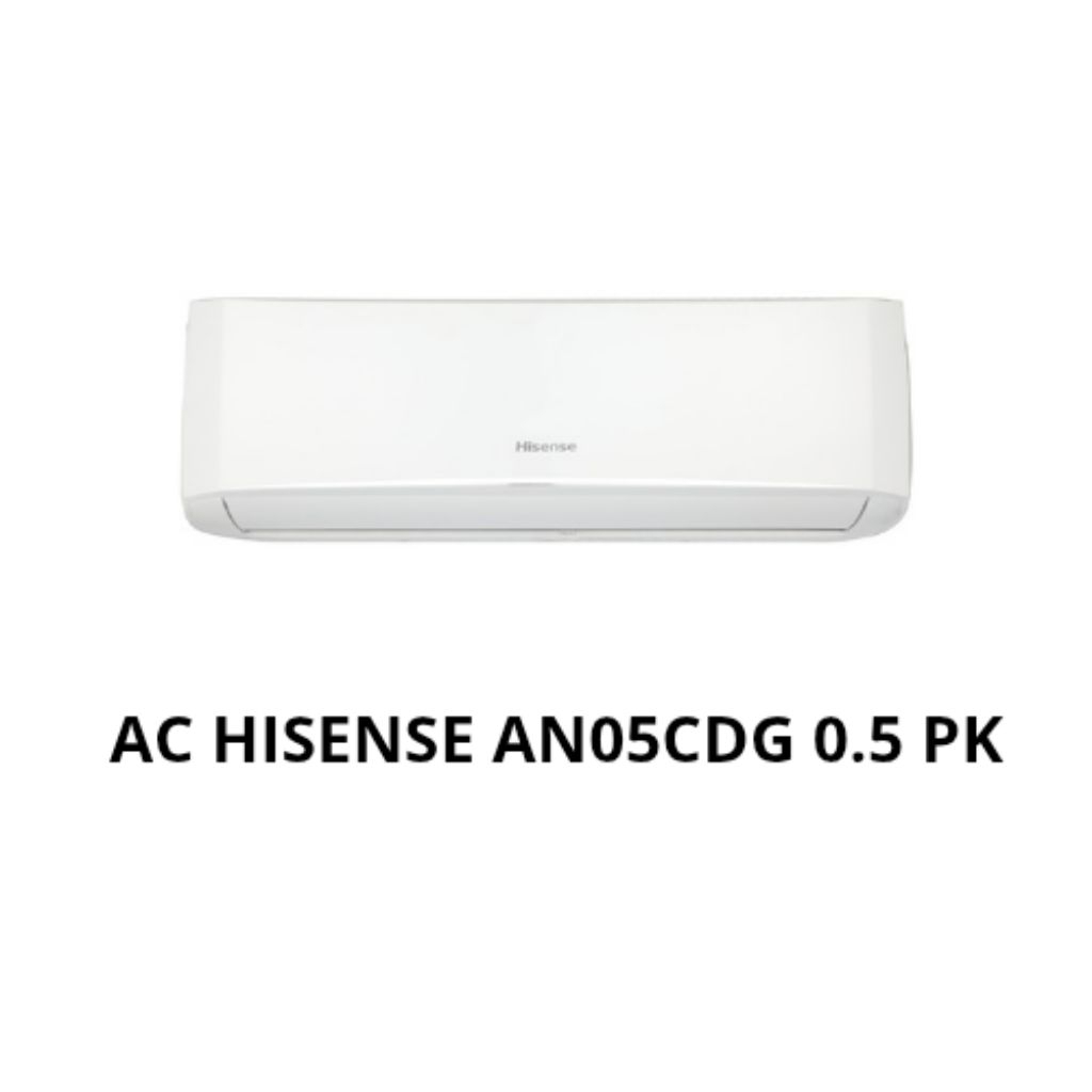 AC HISENSE 1/2 PK AN05CDG - ac split hisense 0,5 pk an05cdg R32