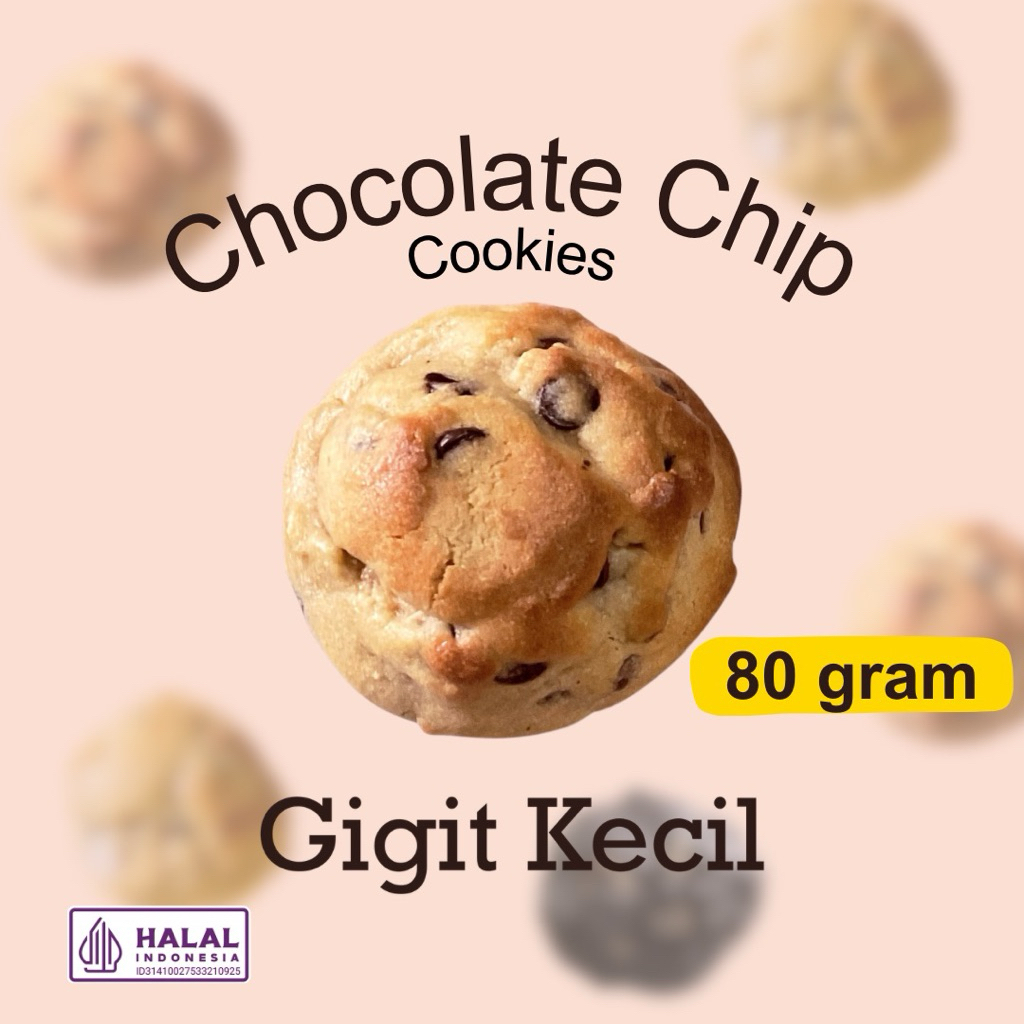 Chocolate chip cookie / Coklat chip Cookie / Soft Cookies jumbo