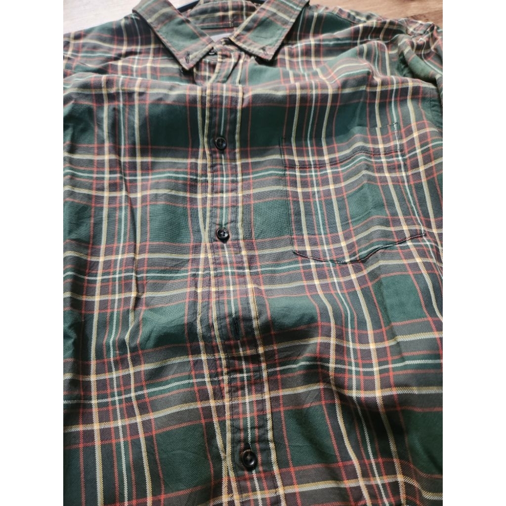 kemeja pria bahan bagus uniqlo PL