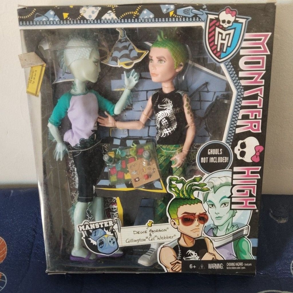 monster high deuce gorgon & gillington