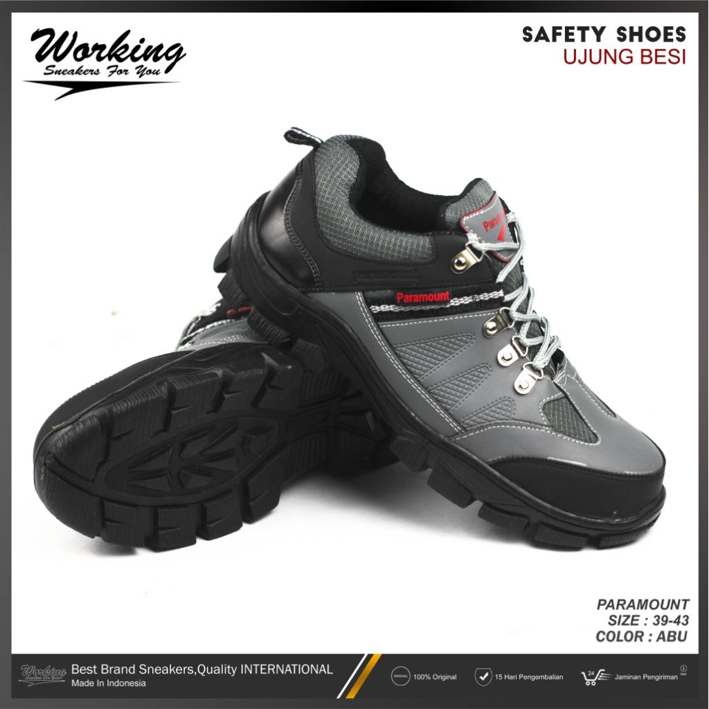 Sepatu Paramount Safety Ujung Besi