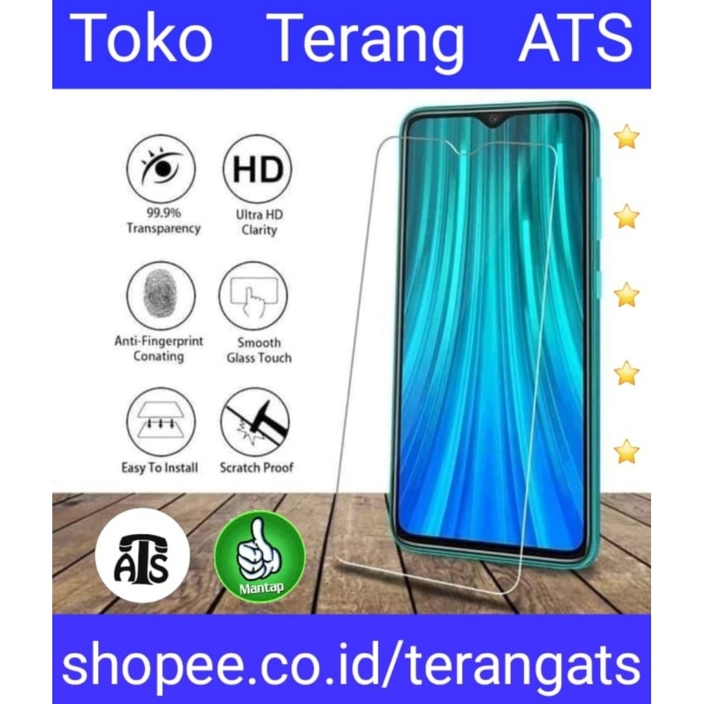 Tempered Glass Kaca Bening For Tipe Hp Vivo 1820 Y91C For Type Handphone VIVO 1820 Y91C TG Temper An