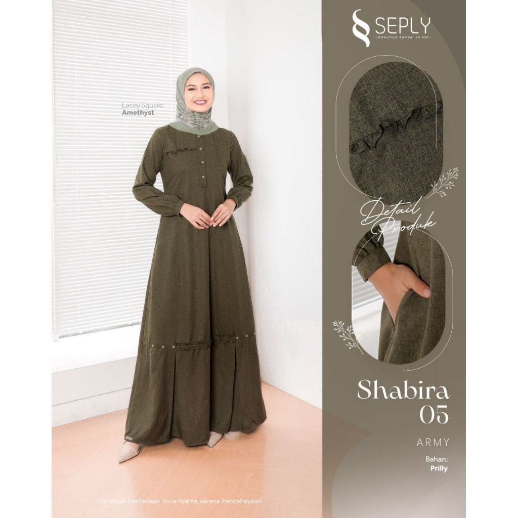 GAMIS SEPLY SHABIRA 05 ARMY / GAMIS SEPLY SHABIRA / GAMIS SEPLY ORIGINAL / GAMIS SEPLY PREMIUM / GAM