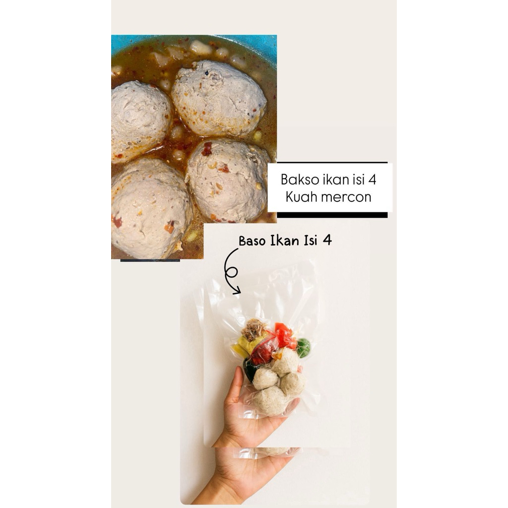 

Umna Bakso Ikan Isi 4 Kuah Mercon