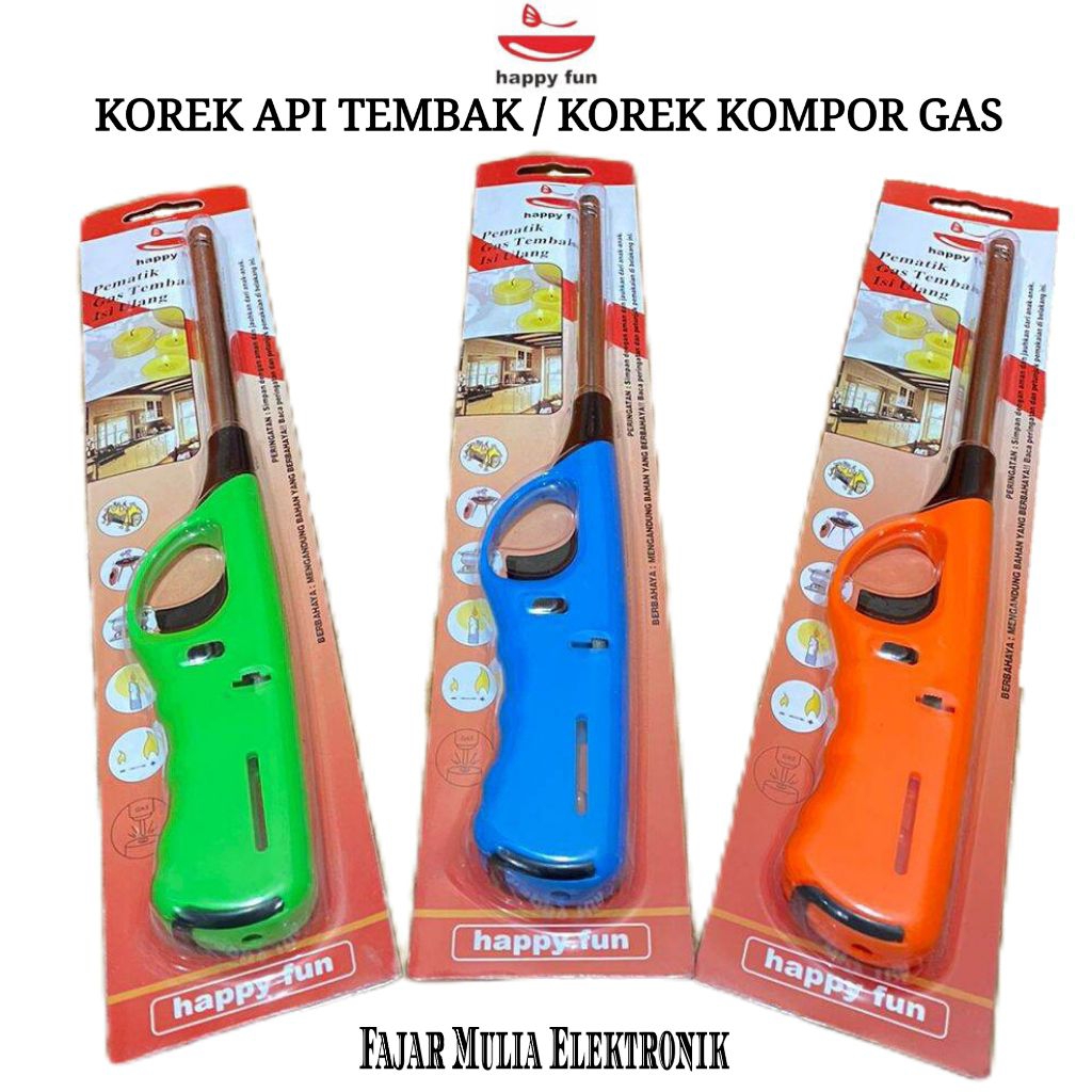 Korek Api Tembak Happy Fun Korek Kompor Gas