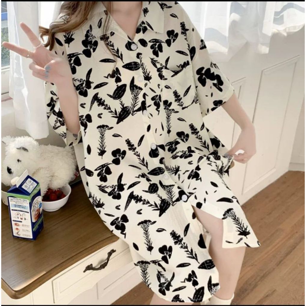 Daster Baju Tidur Wanita Daster Kancing Renda Kaos Dewasa Remaja