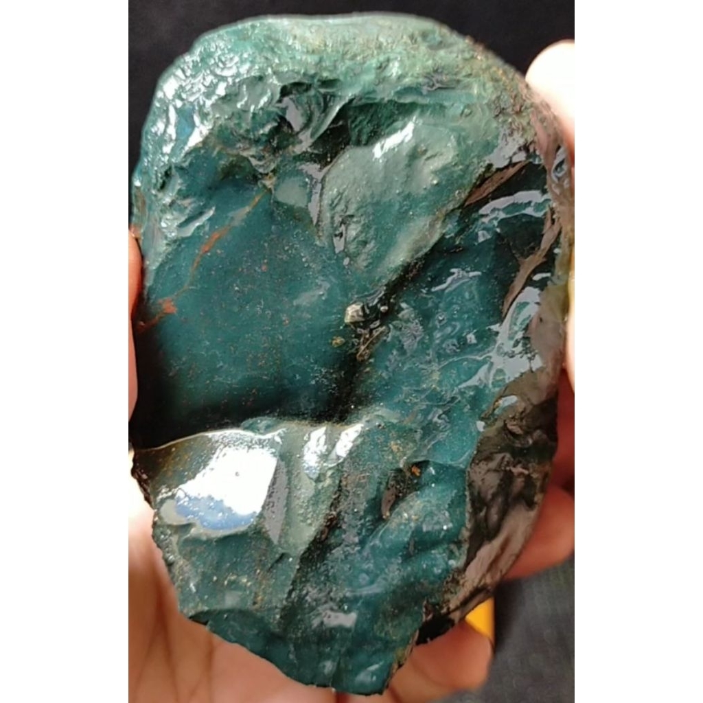 7 Ons - 2 Pcs - Batu NOGOSUI Hijau Tosca - Klasik Multi warna - Bodyglass Murah