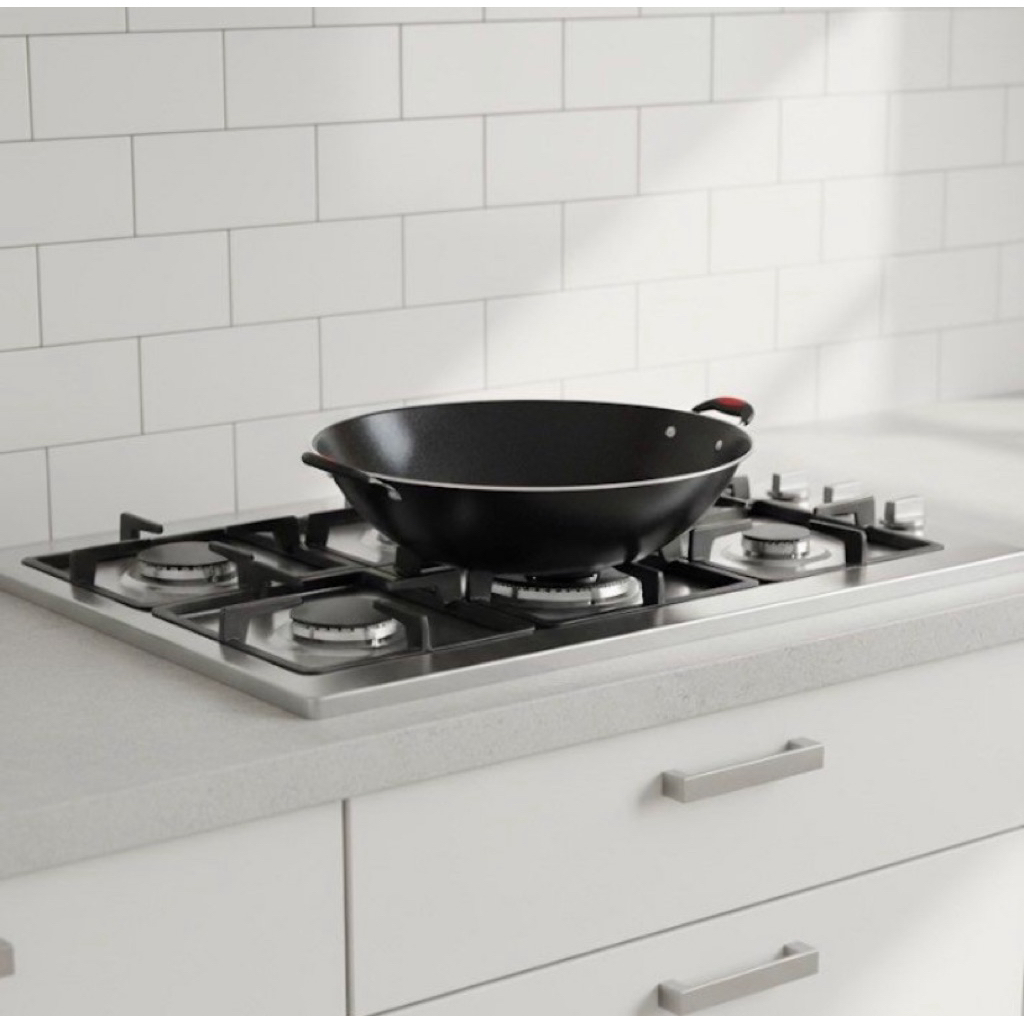 texania enamel wajan anti lengket 40 cm (open nego)