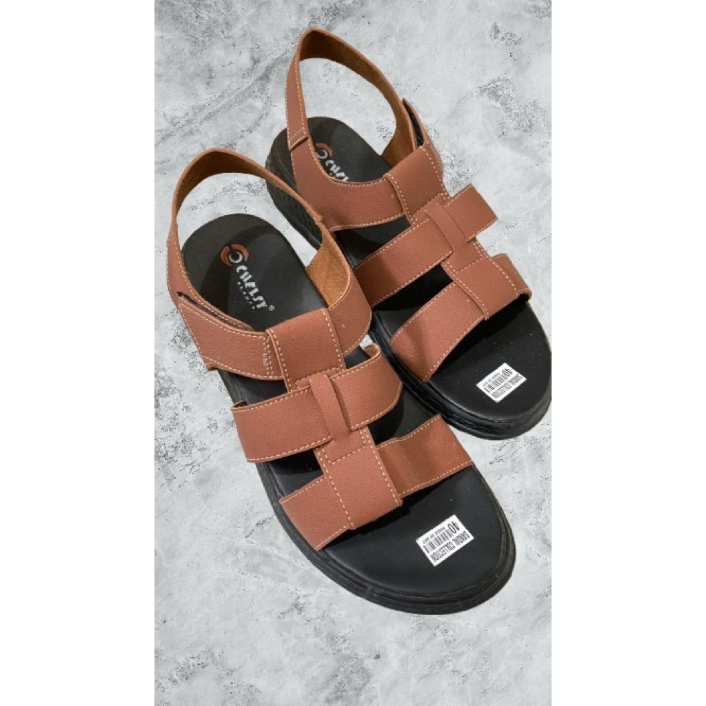 sandal kulit asli tasik