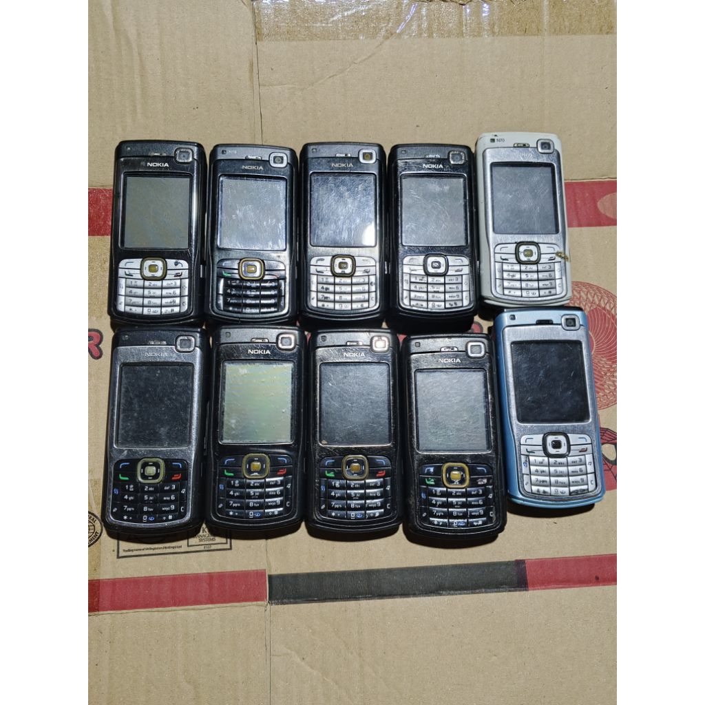 hp Nokia N70 minus ngga ada baterai mesin normal tested baca keterangan di bawah