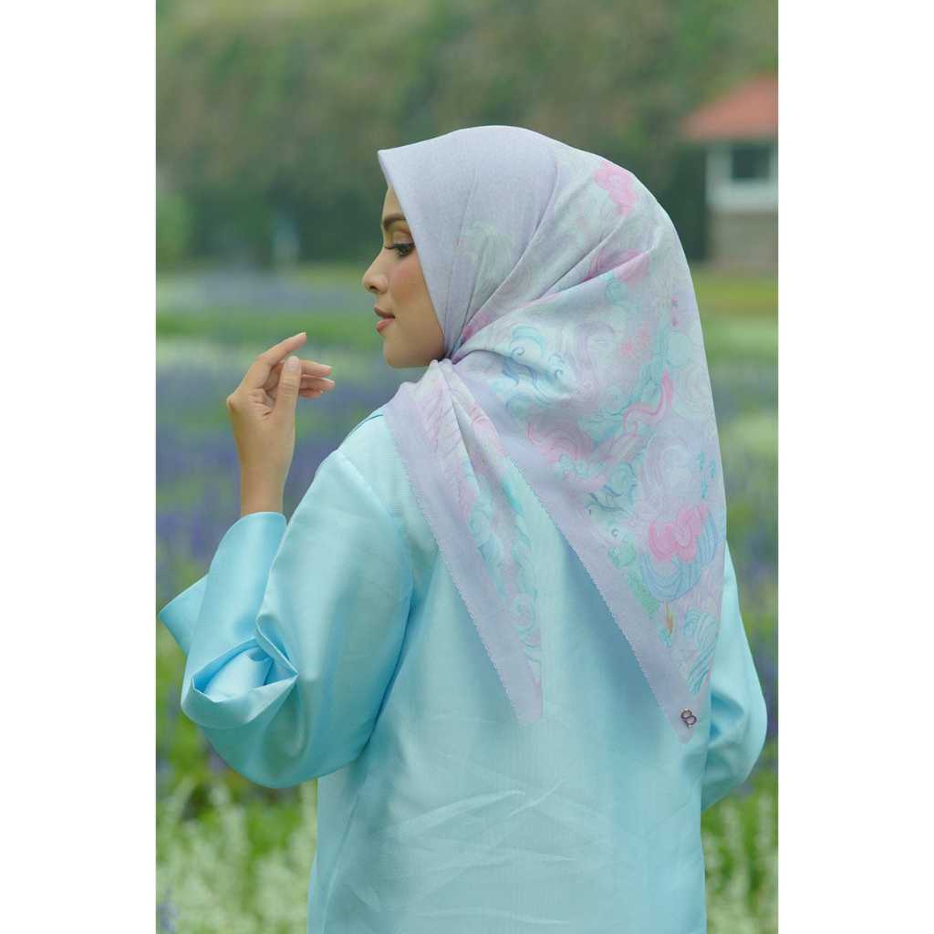 Buttonscarves the friendship voile square - twilight sparkle