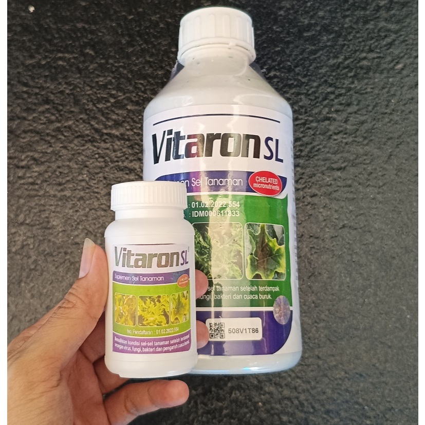 Vitaron SL Repacking 100 ml - Memperbarui Sel Sel Tanaman Pupuk Cair Nutrisi Buah Bunga Sayur Hias -