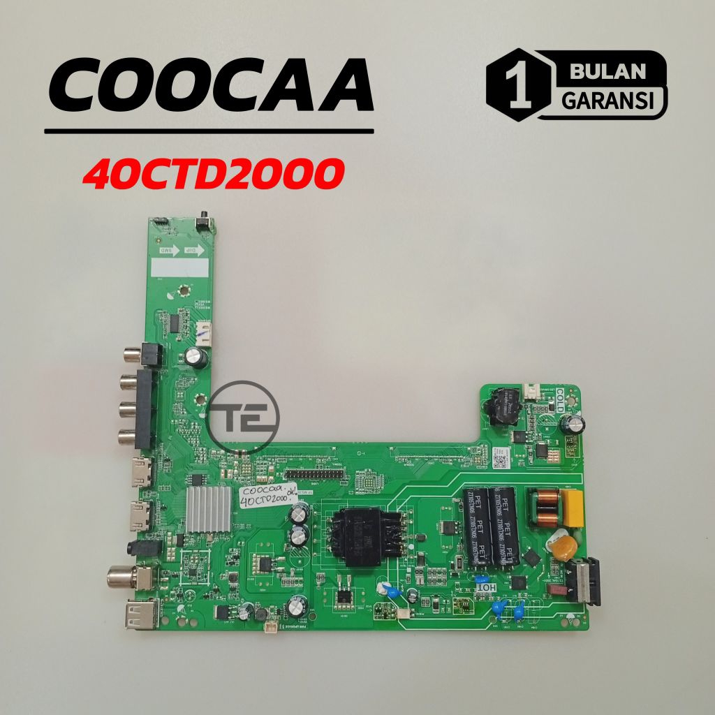 MB COOCAA 40CTD2000 MOTHERBOARD MAINBOARD MESIN TV LED