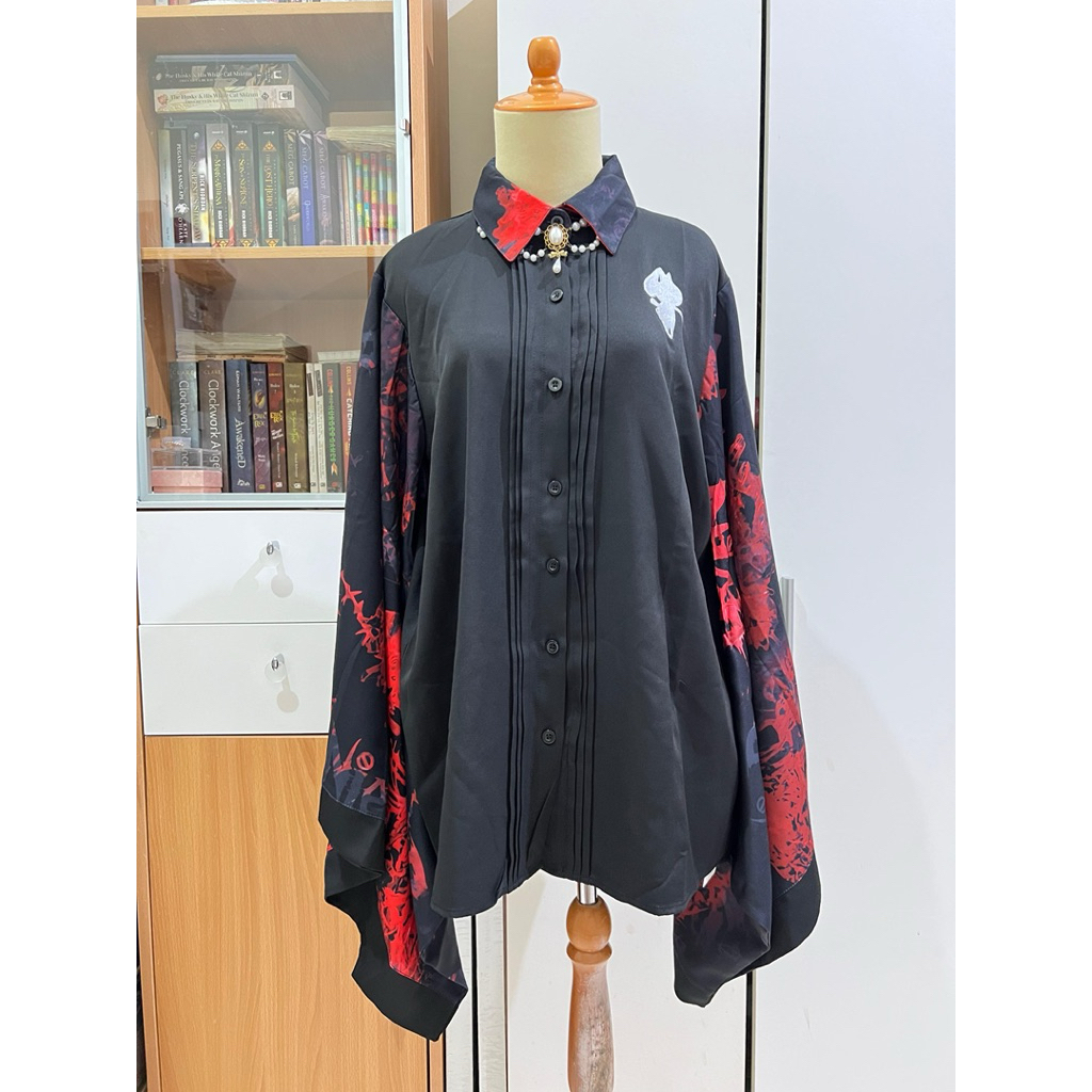Top Atasan Haori NieR Clothing Emo Goth Japanese Visual kei Harajuku Jumbo big size