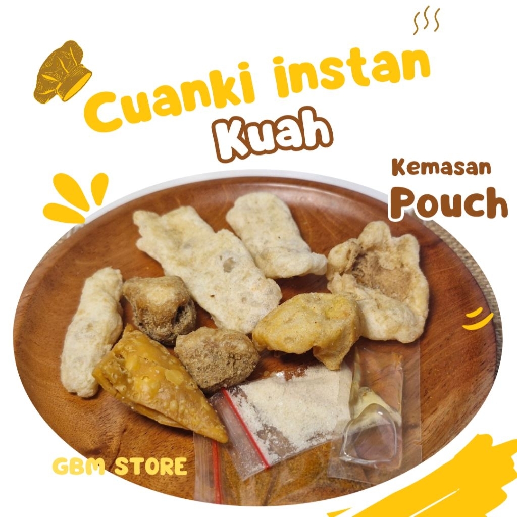 Cuanki Kuah Cuanki Instan Cuanki lidah Topping Baso Aci Seblak