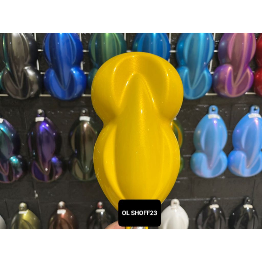 Cat Kuning Metalik Gold PU Polyuretane