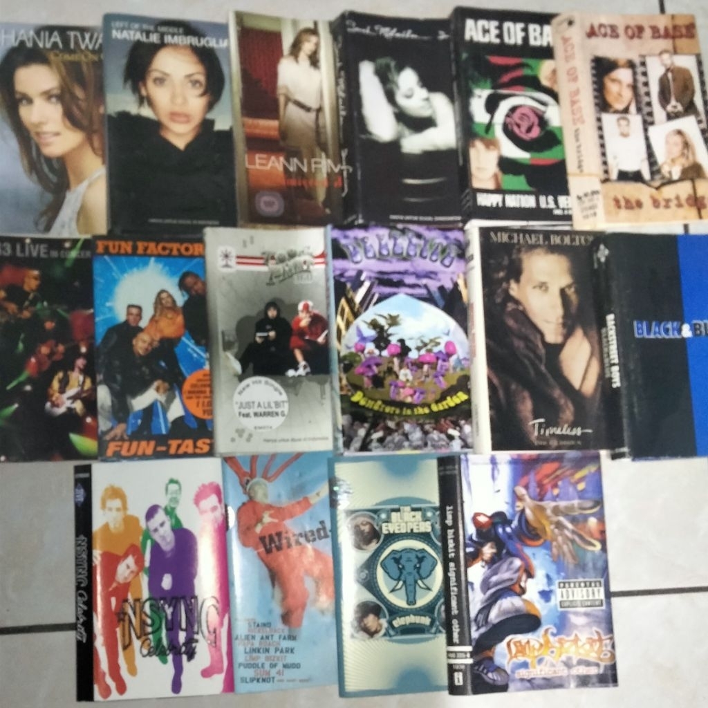 Cover Kaset penyanyi barat sepaket