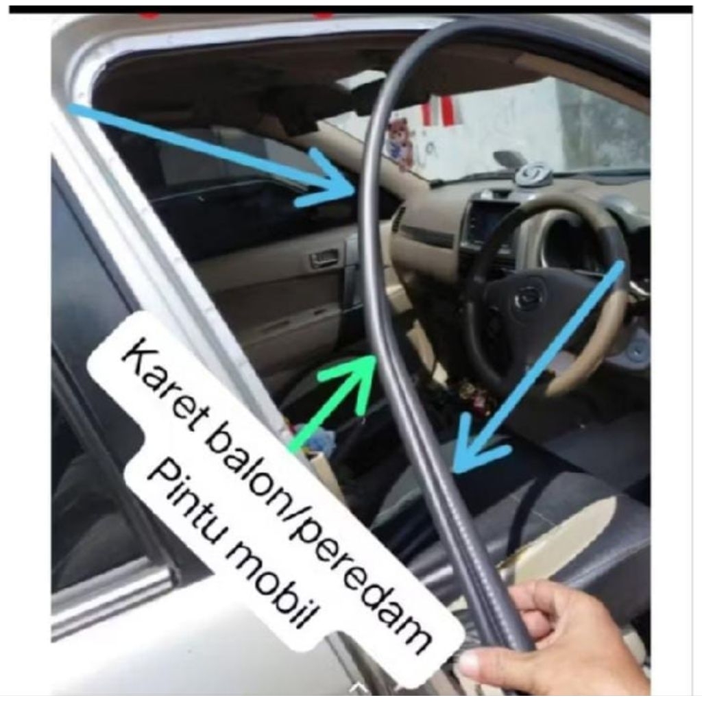 karet balon pintu karet bodi peredam pintu mobil Honda Brio mobilio