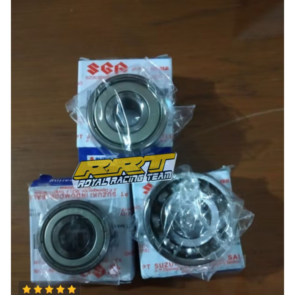 bearing bering klaher laher roda belakang 1 set suzuki smash shogun 110 shogun 125 r sp fl robot axe