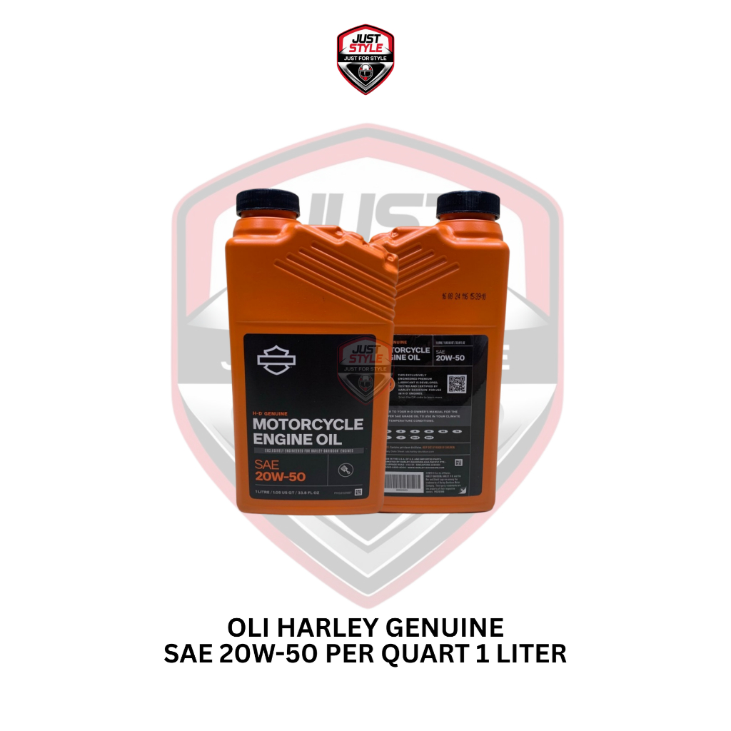 OLI HARLEY GENUINE SAE 20W-50 1QT Motorcycle Engine Oil