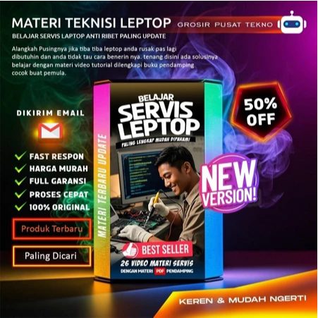 PROMO Belajar Servis Laptop Panduan Praktis || Panduan Servis Laptop Untuk Pemula Dan Mahir