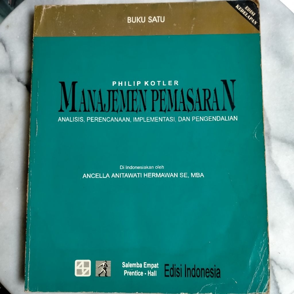 buku philip kotler manajemen pemasaran