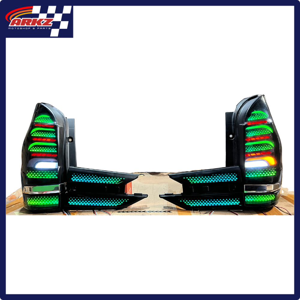 Full Custom RGB Stoplamp Avanza Xenia Veloz 2019-2021 Paddlepop Matrix Mika Smoke Remote Aplikasi