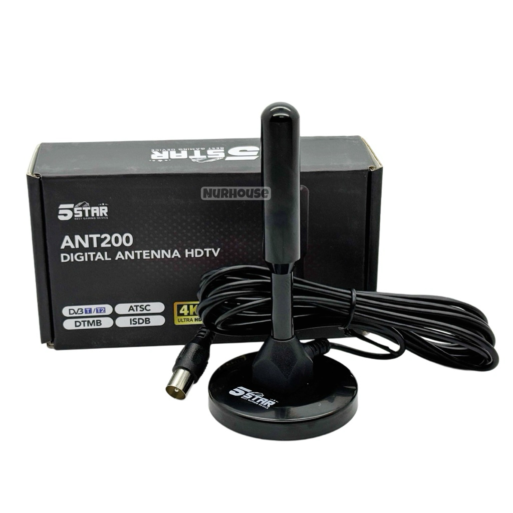 ANTENA TV DIGITAL INDOOR 5STAR ANT200 DVB T2 ANTENA STB / TV BOX