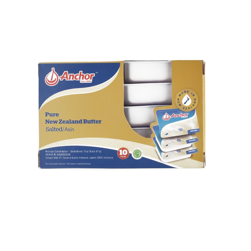 Anchor Butter Minidish Salted 10X7Gr 10X