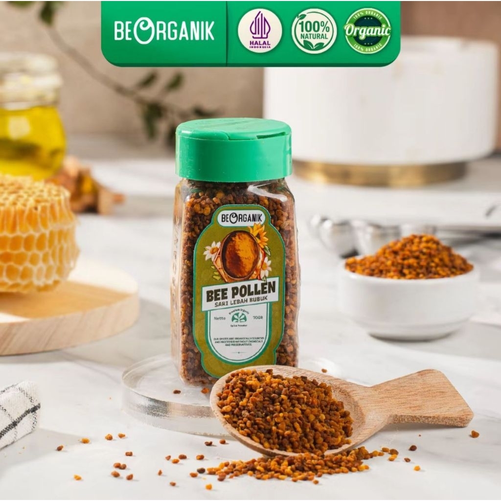 BEORGANIK BEE POLLEN 70GR - SARI LEBAH BUBUK