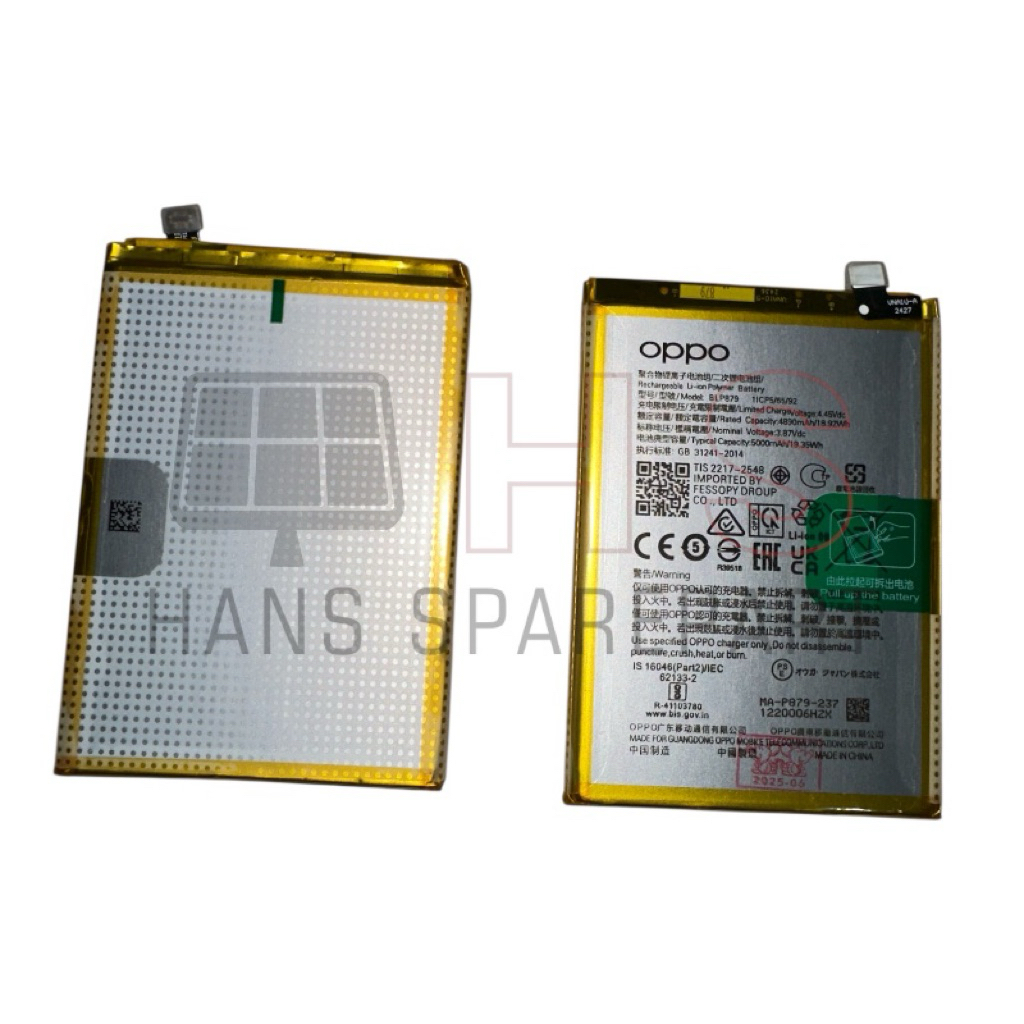 BLP879 BATERAI OPPO A36 / OPPO A76 - ORIGINAL