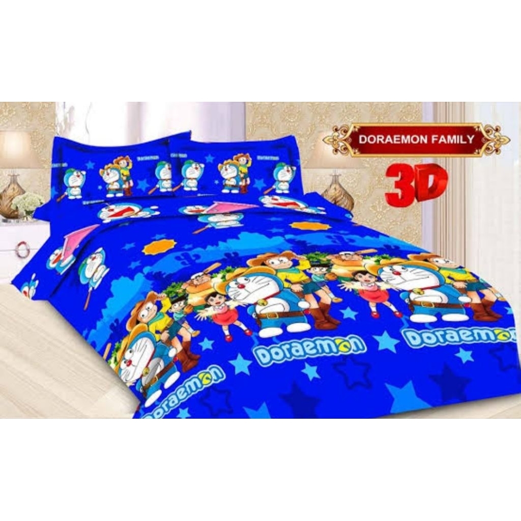 SPREI BONITA KING 180X200 NO 1 B4 FITTED - DORAEMON FAMILY