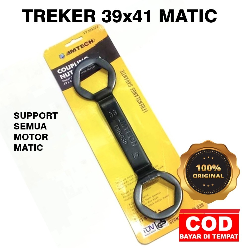 Kunci Kopling CVT Matic 39 x 41 mm - Coupling Nut Wrench 39x41 mm / Treker CVT / Kunci 39x41
