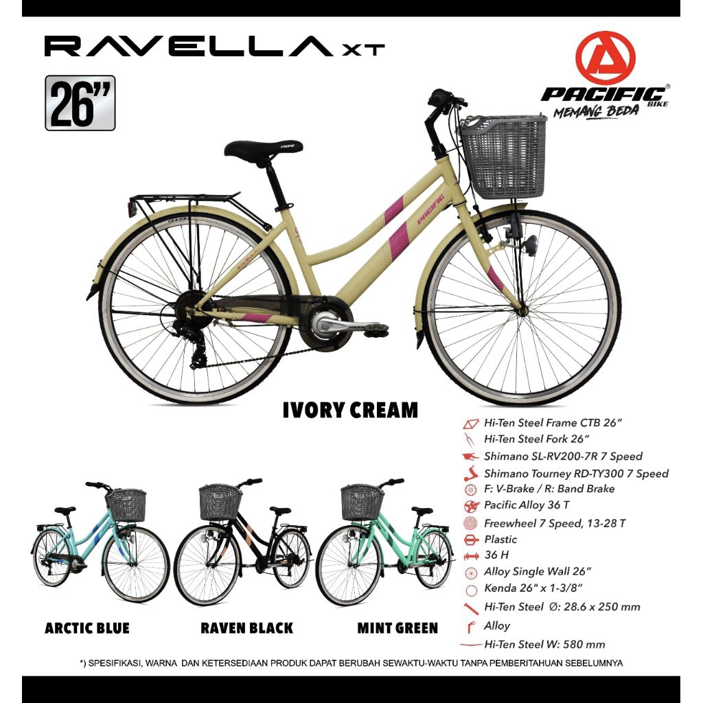 Sepeda Mini 26 Pasific Exotic Ravella XT