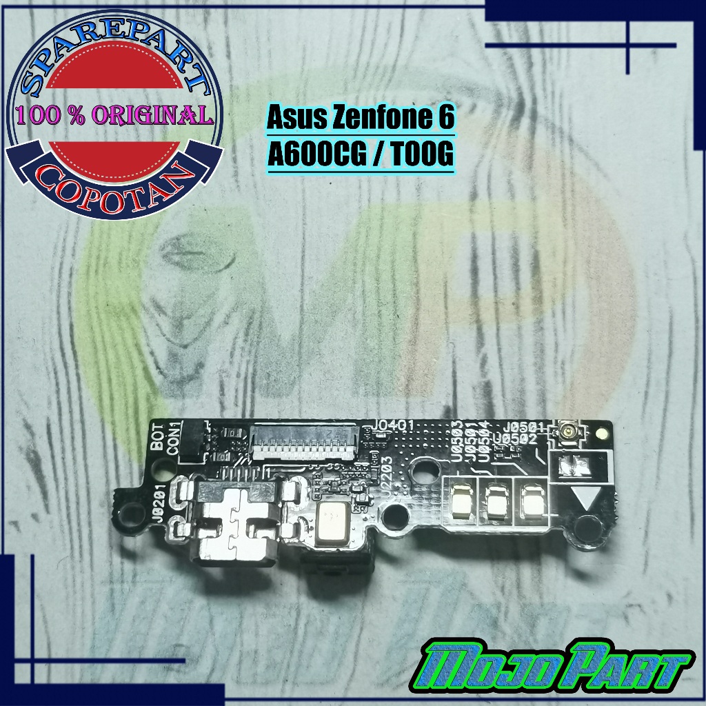 Asus Zenfone 6 - T00G A600CG Papan Cas Original Copotan - Konektor Charger Board Plug In Mesin Bawah