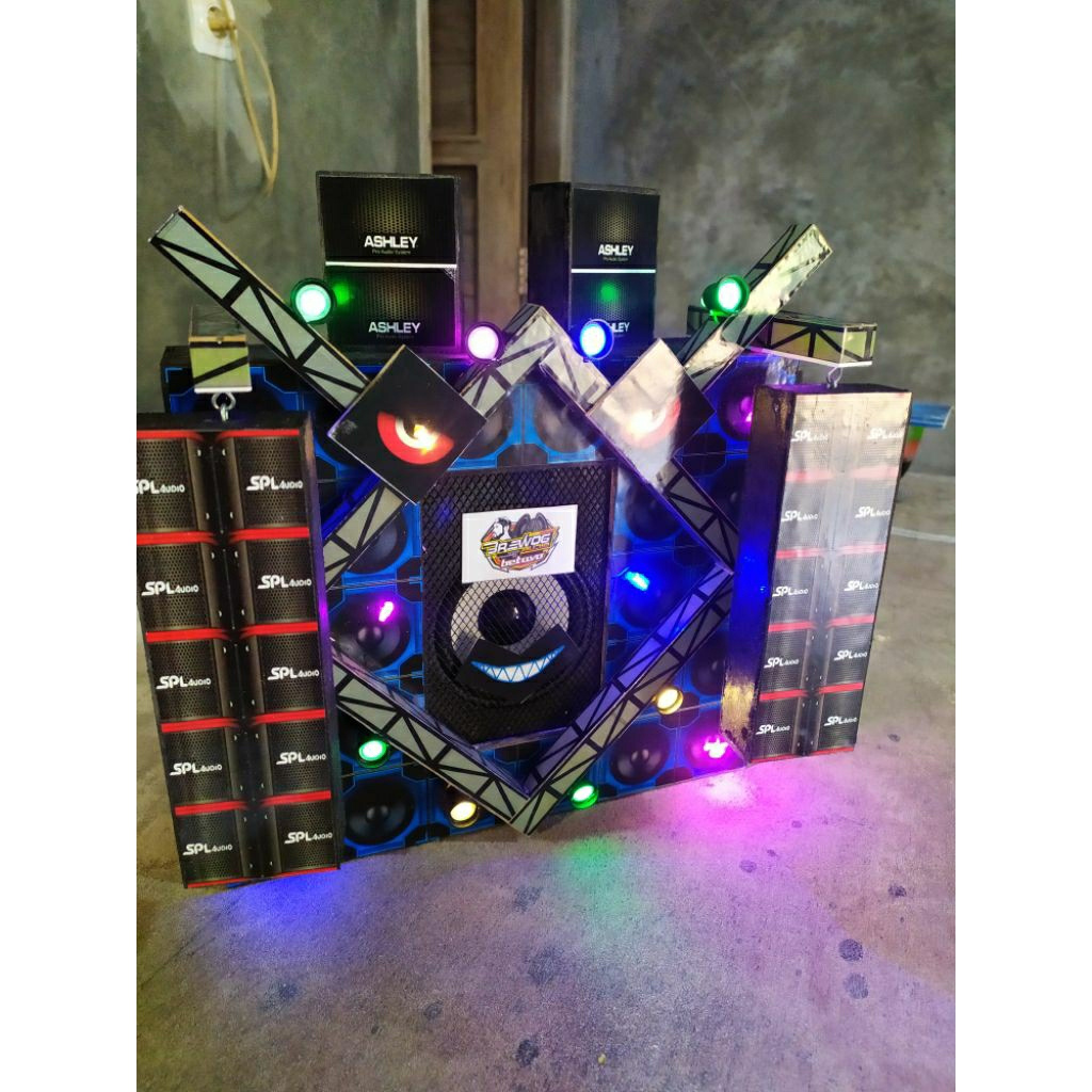 MINIATUR SOUND BUNYI LAMPU BLUETOOTH