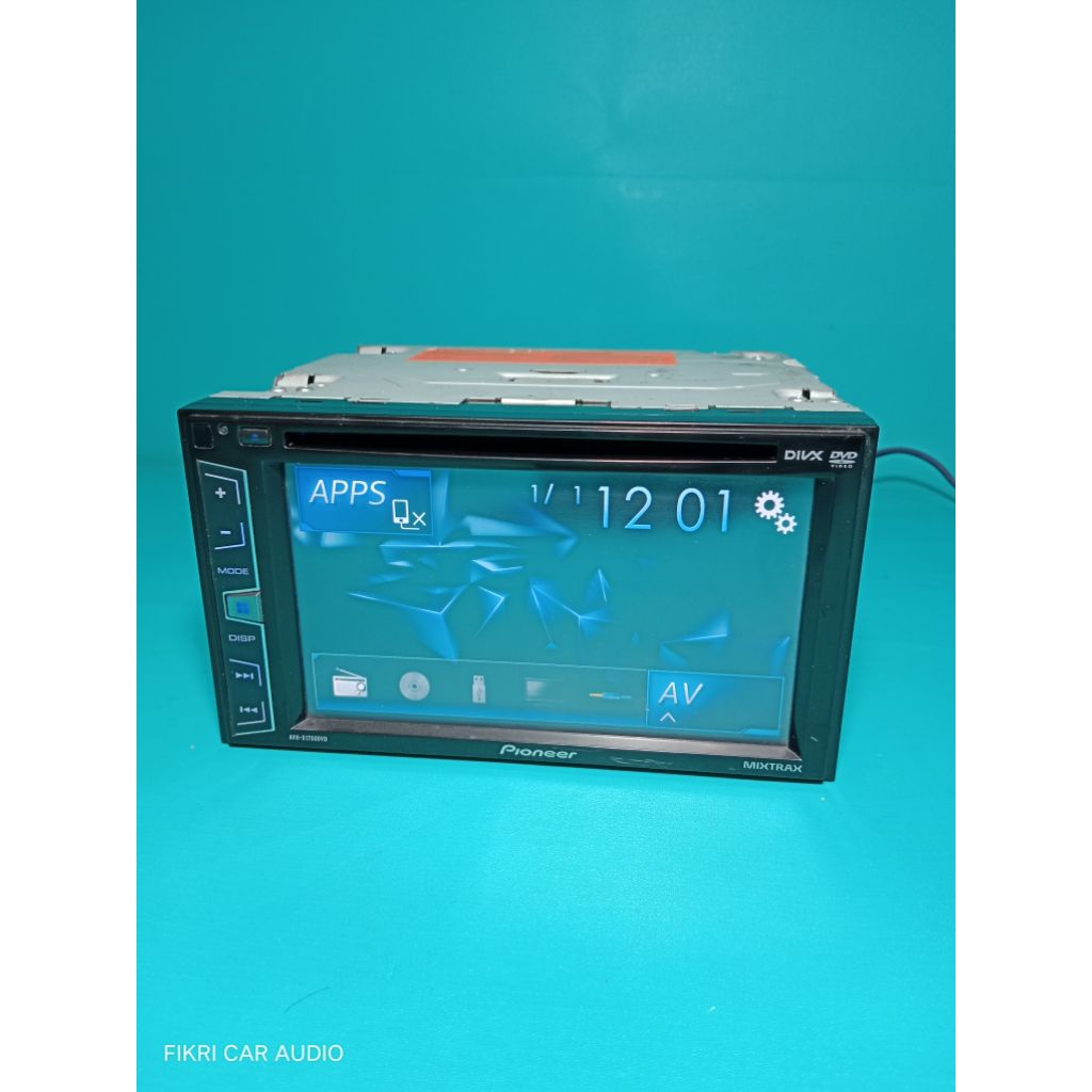 Head unit Doubledin PIONEER seri AVH-X1750DVD MIXTRAX DVD USB Bekas Masih SEGEL