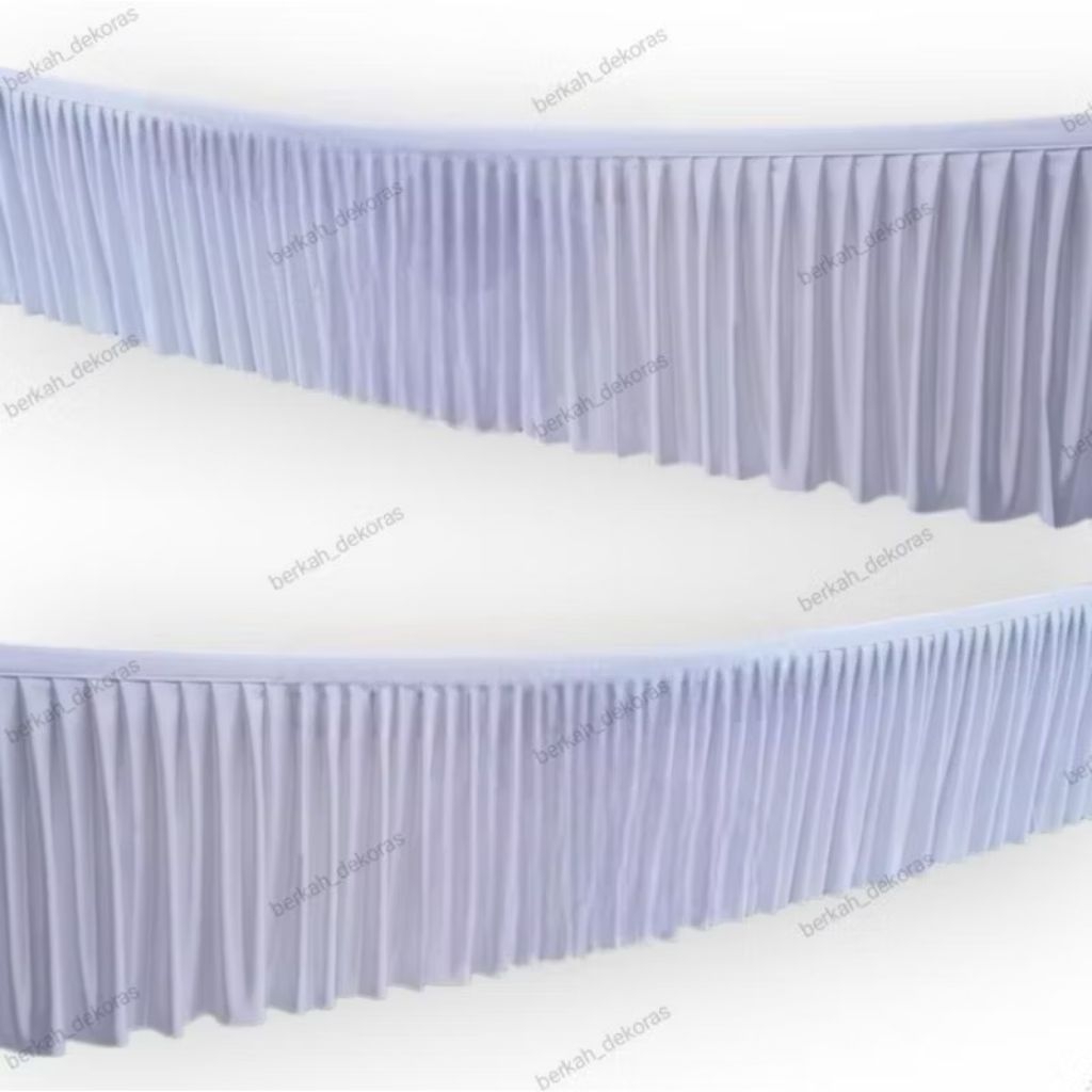 SKRITING MEJA/ROK MEJA REMPEL/RUMBAI MEJA UNTUK MEJA PRASMANAN,MEJA TAMU, MEJA PESTA DLL TERBUAT DAR