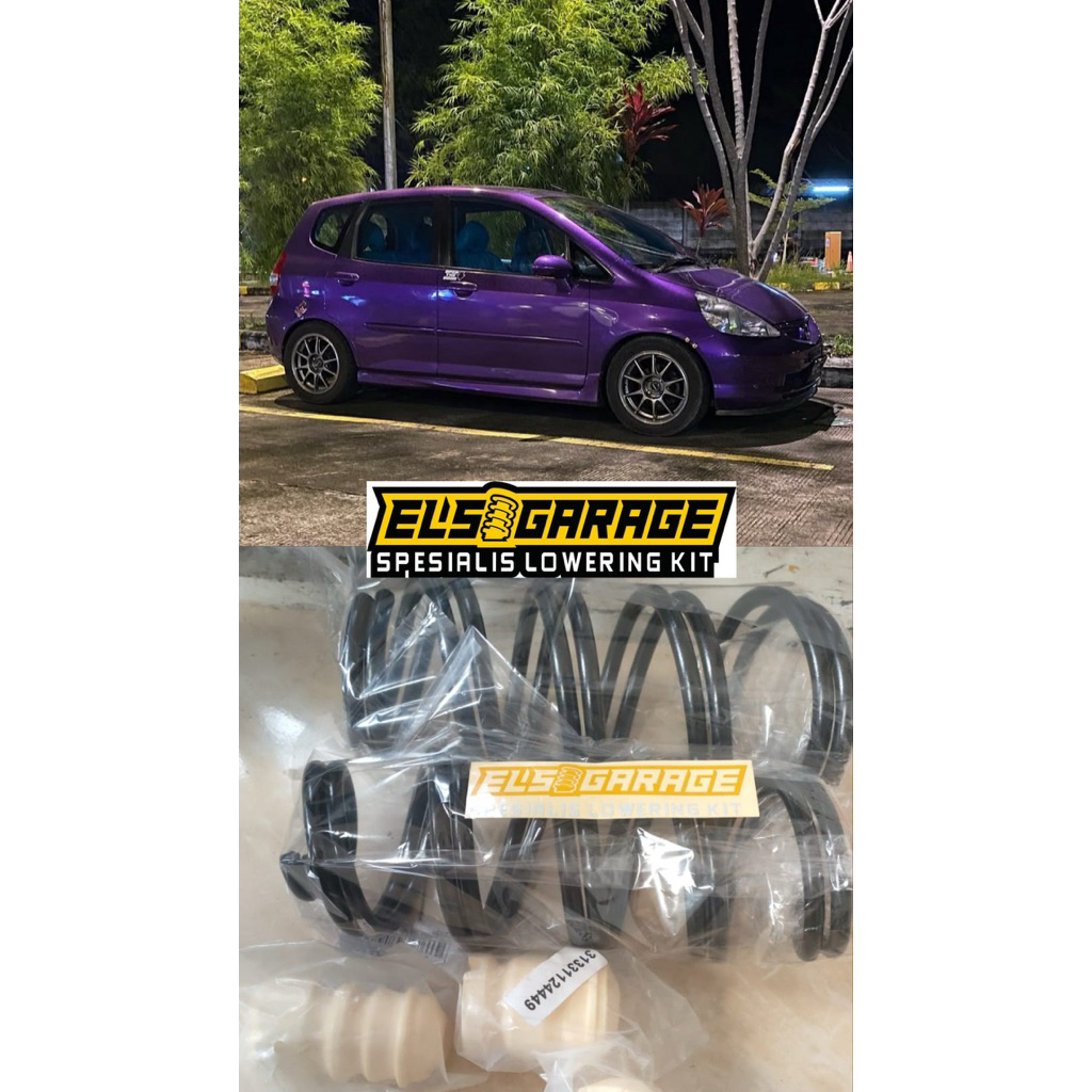 Lowering kit per custom ceper mobil honda jazz gd3 idsi/vteec old 2004/2007