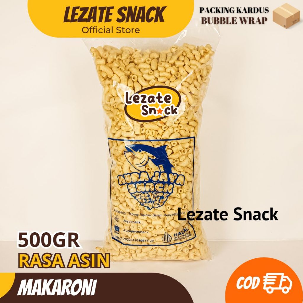 

1/2 BAL Makaroni Bantet Murah 500gr Gurih Asin Kiloan Renyah / Makaroni Bantat Makaroni Pedas Daun Jeruk Kiloan Food Snacks Makanan SEDAP SNACK