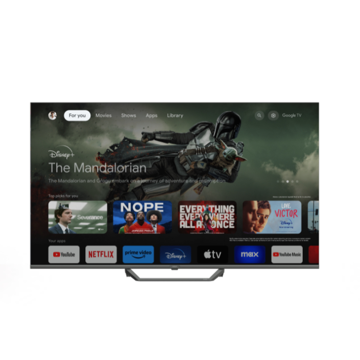 AQUA Elektronik TV 43H6F - 4K HDR - Google TV - Bezel Less - RAM 2GB ROM 32GB - Digital TV