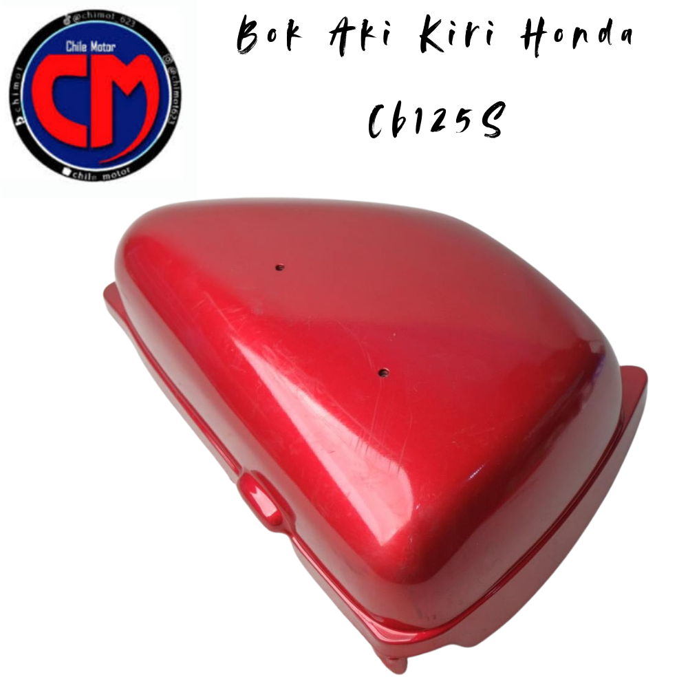 Cover Battery Box Bok Box Kempol Tepong Aki Honda Bok Aki Kiri Honda  Cb125S Cg125 Cg110 Original