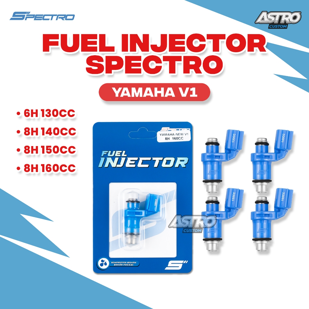 Spectro Injektor Nmax 155 OLD Mio J Fino Soul GT X-ride 115 Xeon 125 Injector Yamaha V1 Universal