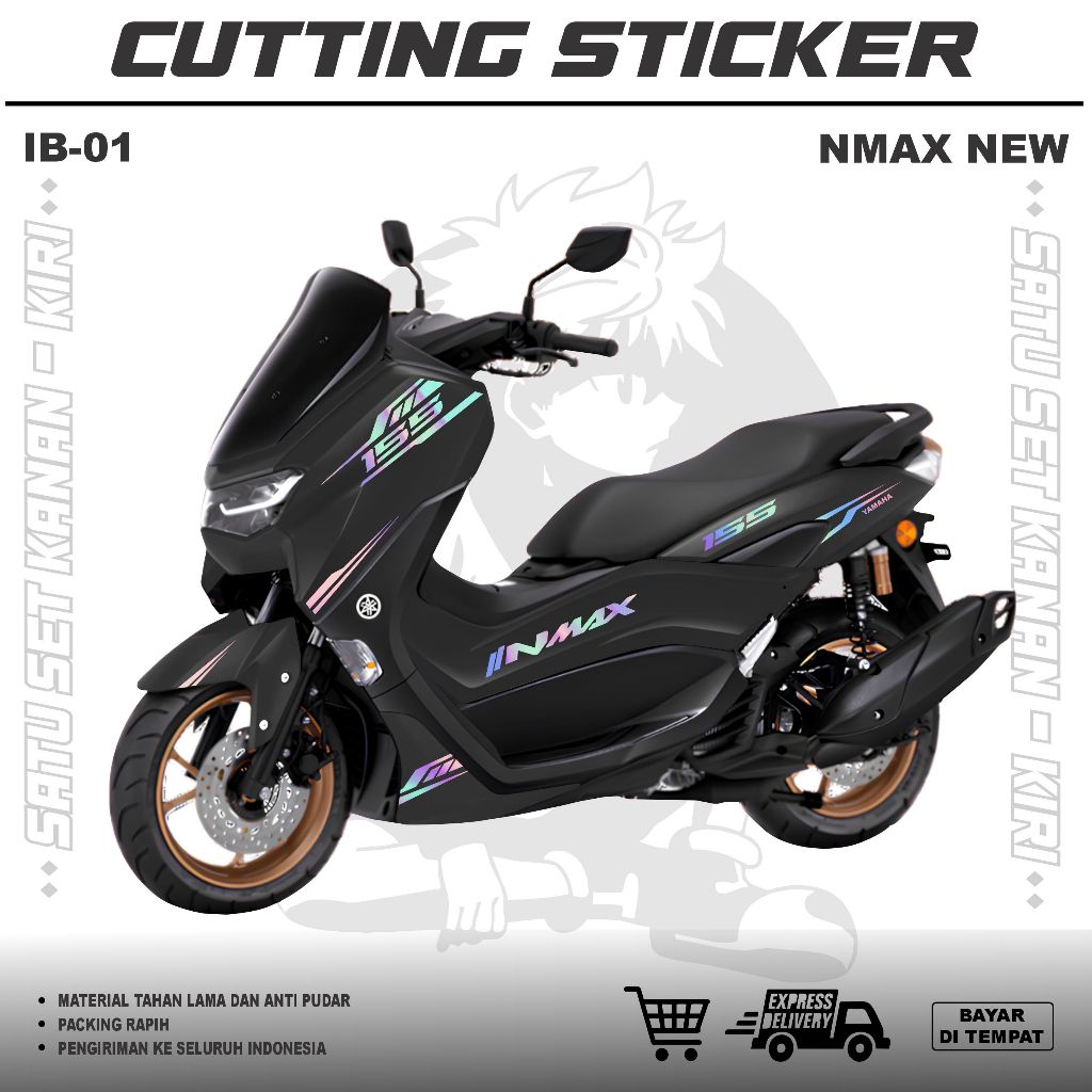 Cutting Stiker NMAX NEW Premium Tahan Lama Simple Keren