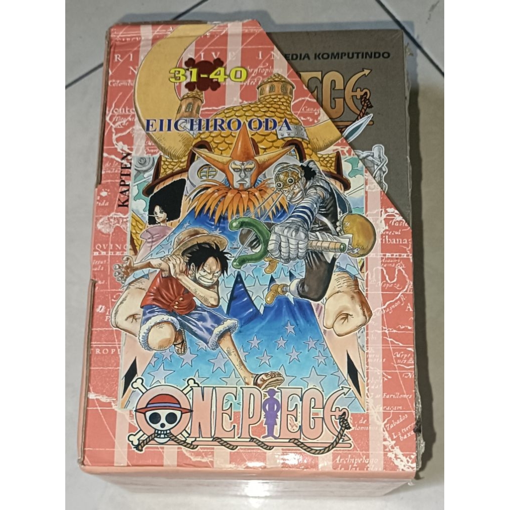 komik one piece box set vol 31-40 original segel