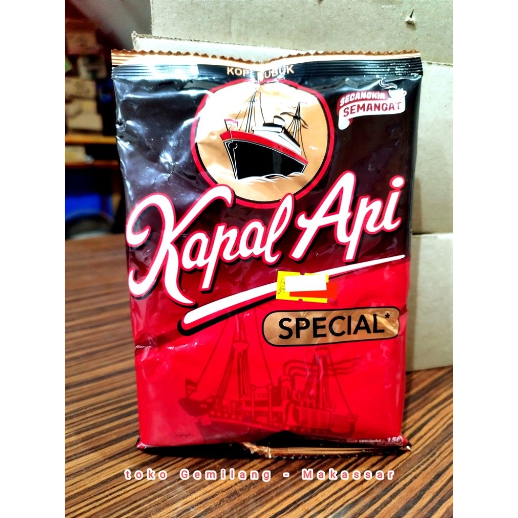 Kapal Api spesial kopi bubuk 150 gr ( untuk 25 cangkir )