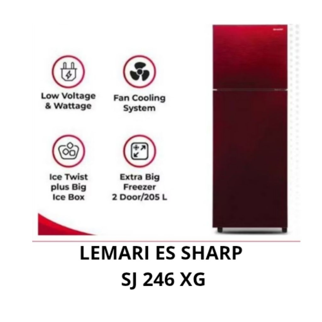 LEMARI ES SHARP SJ-246XG